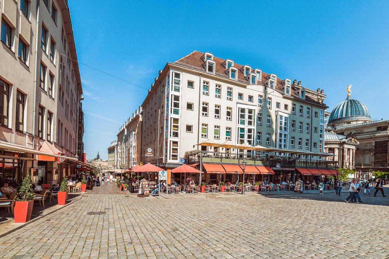Grosses Familienapartment Mit Blick Zur Frauenkirche Dresden Buitenkant foto
